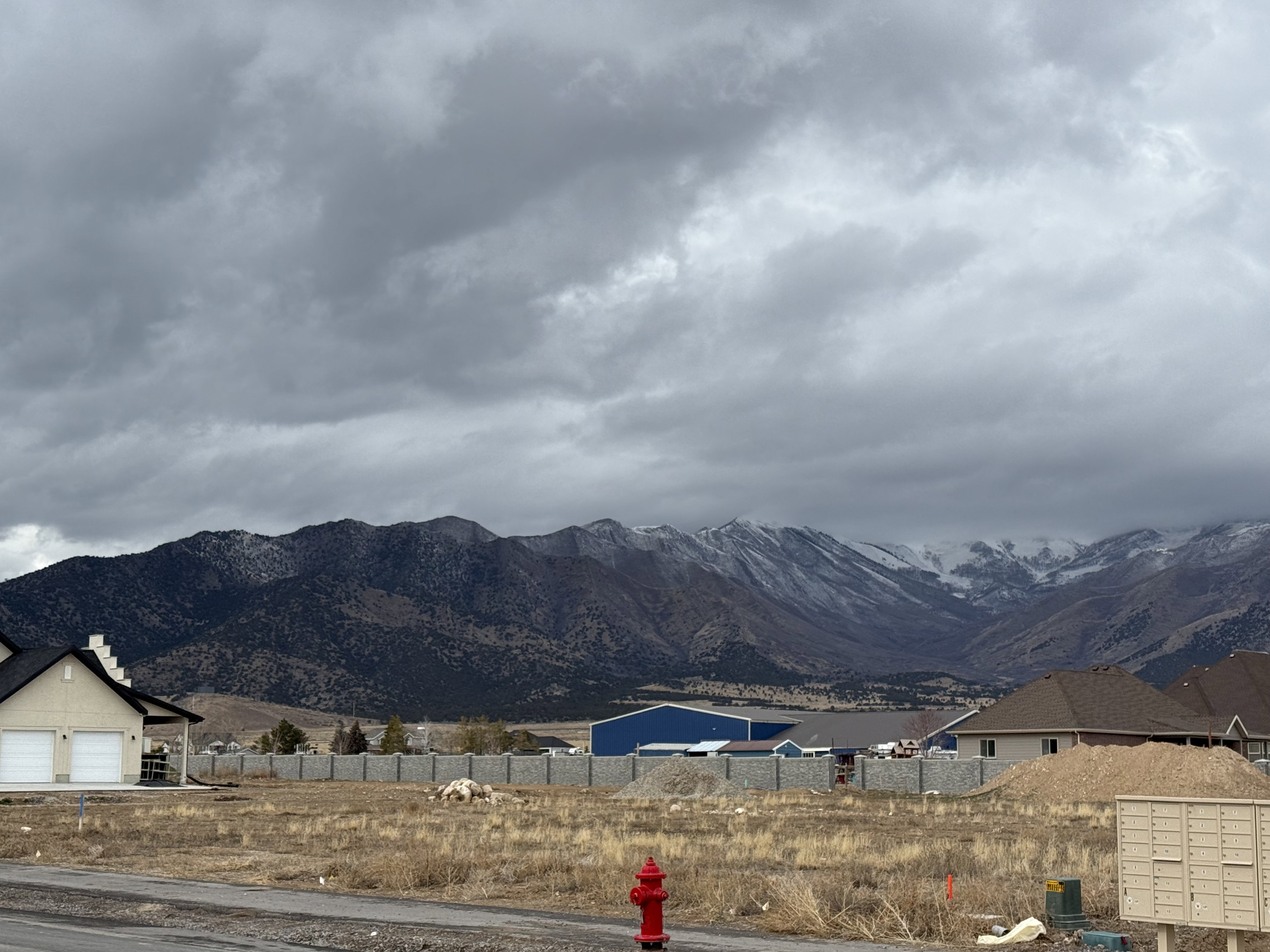 View of mountain background