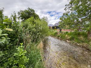 View of street with a water view