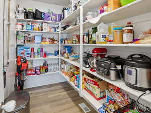 View of storage area