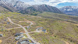 Drone / aerial view of mountains