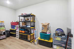 View of storage area