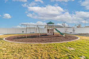 View of community jungle gym