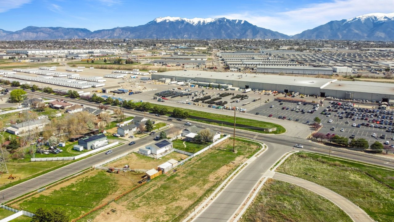 Drone / aerial view of mountains