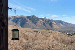 View of mountain backdrop