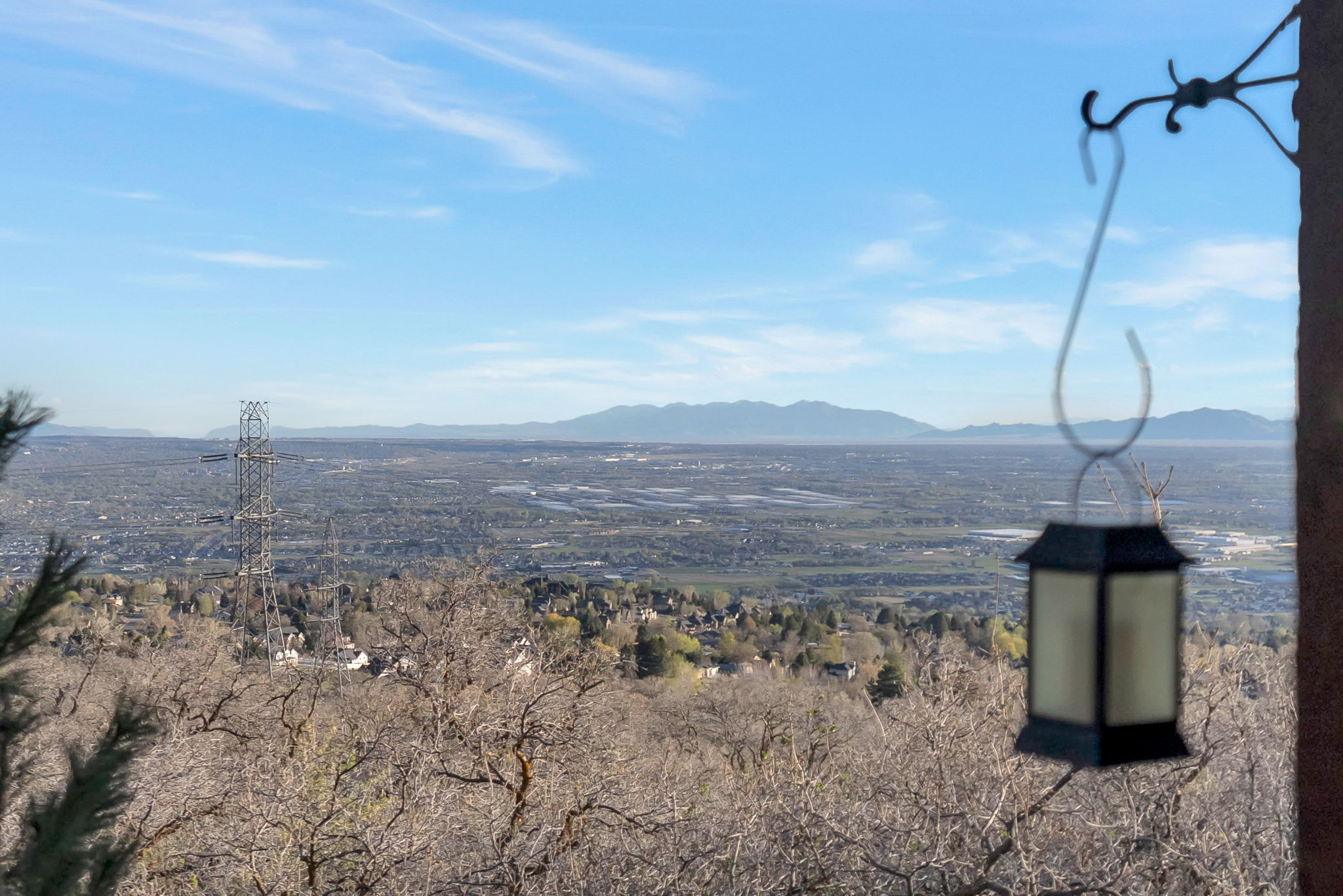 View of mountain background
