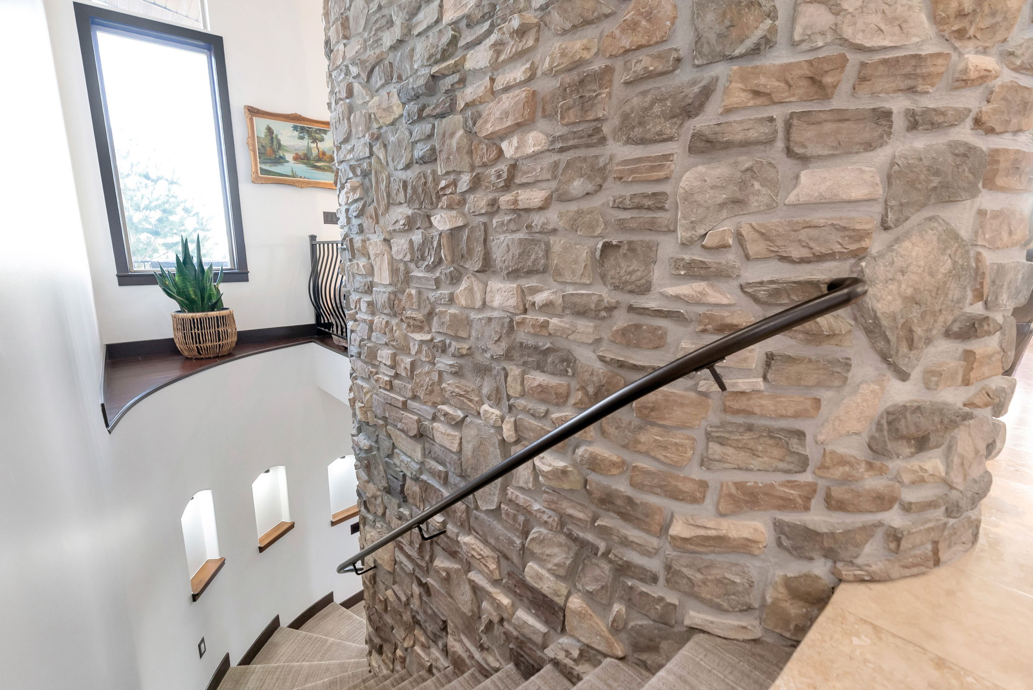 View of stairs