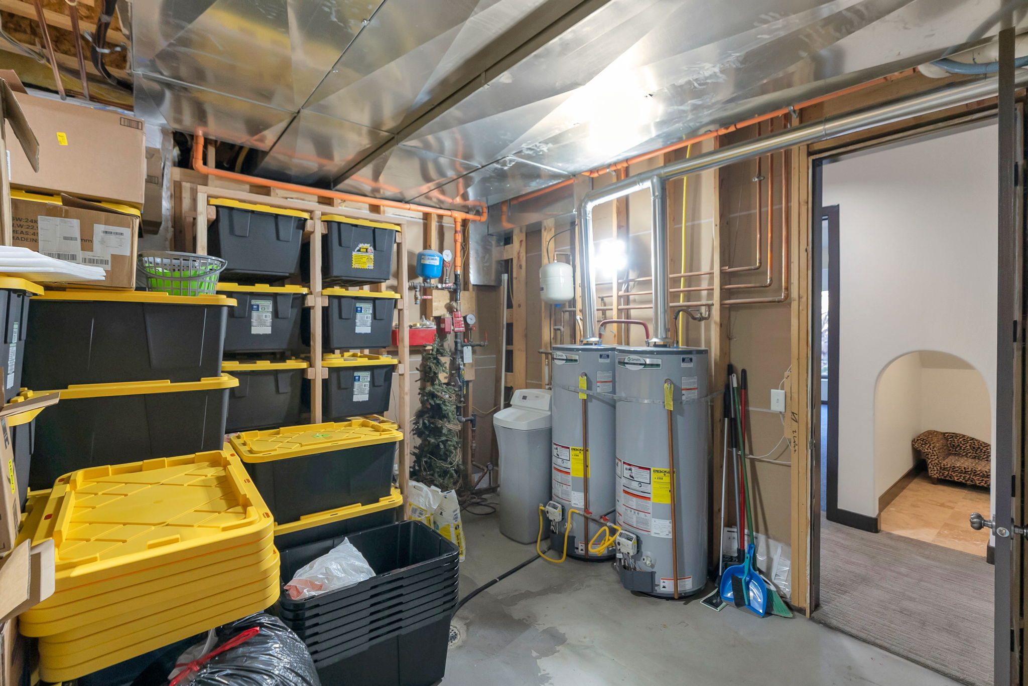 Utilities featuring water heater