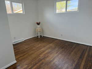Bedroom 3  with hardwood floors.