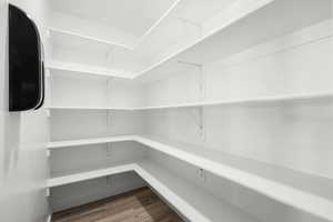 View of storage area