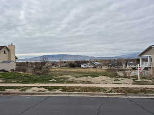 Mountain view with nearby suburban area