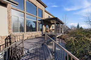 View of deck