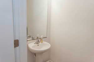 View of 1/2 bathroom