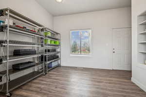 View of storage area