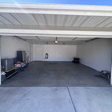 Spotless 2 car garage!