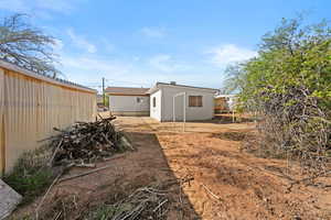 Rear view of property