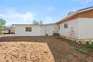 Rear view of house