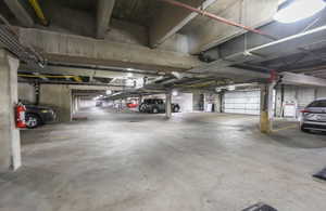 View of parking deck