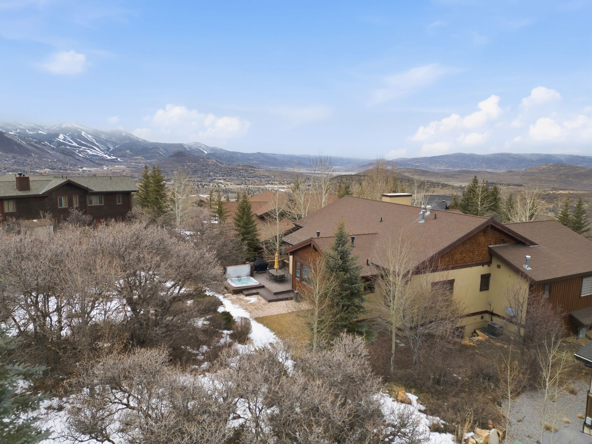 View of mountain background