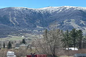 View of mountain background