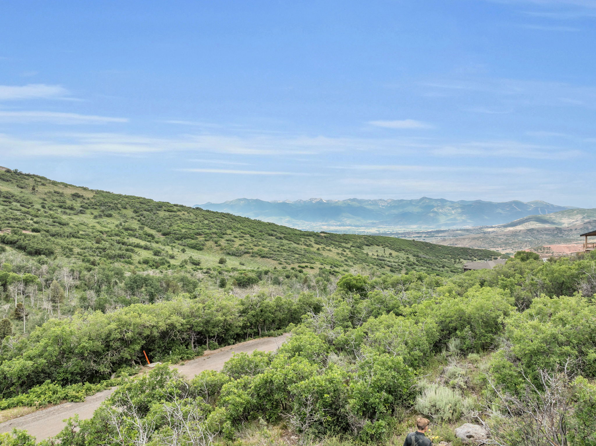 View of mountain background
