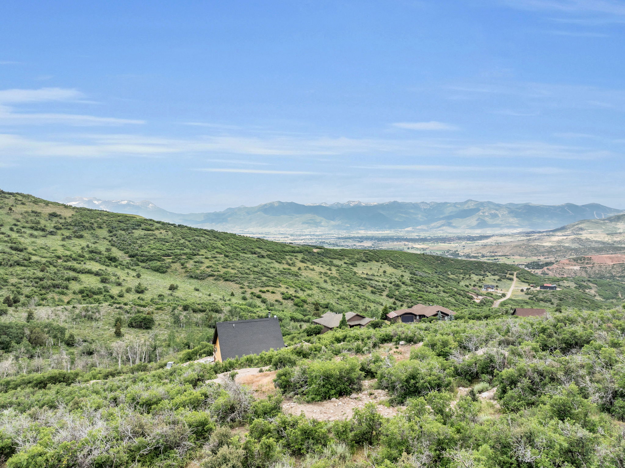 View of mountain background