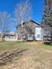 Rear view of property