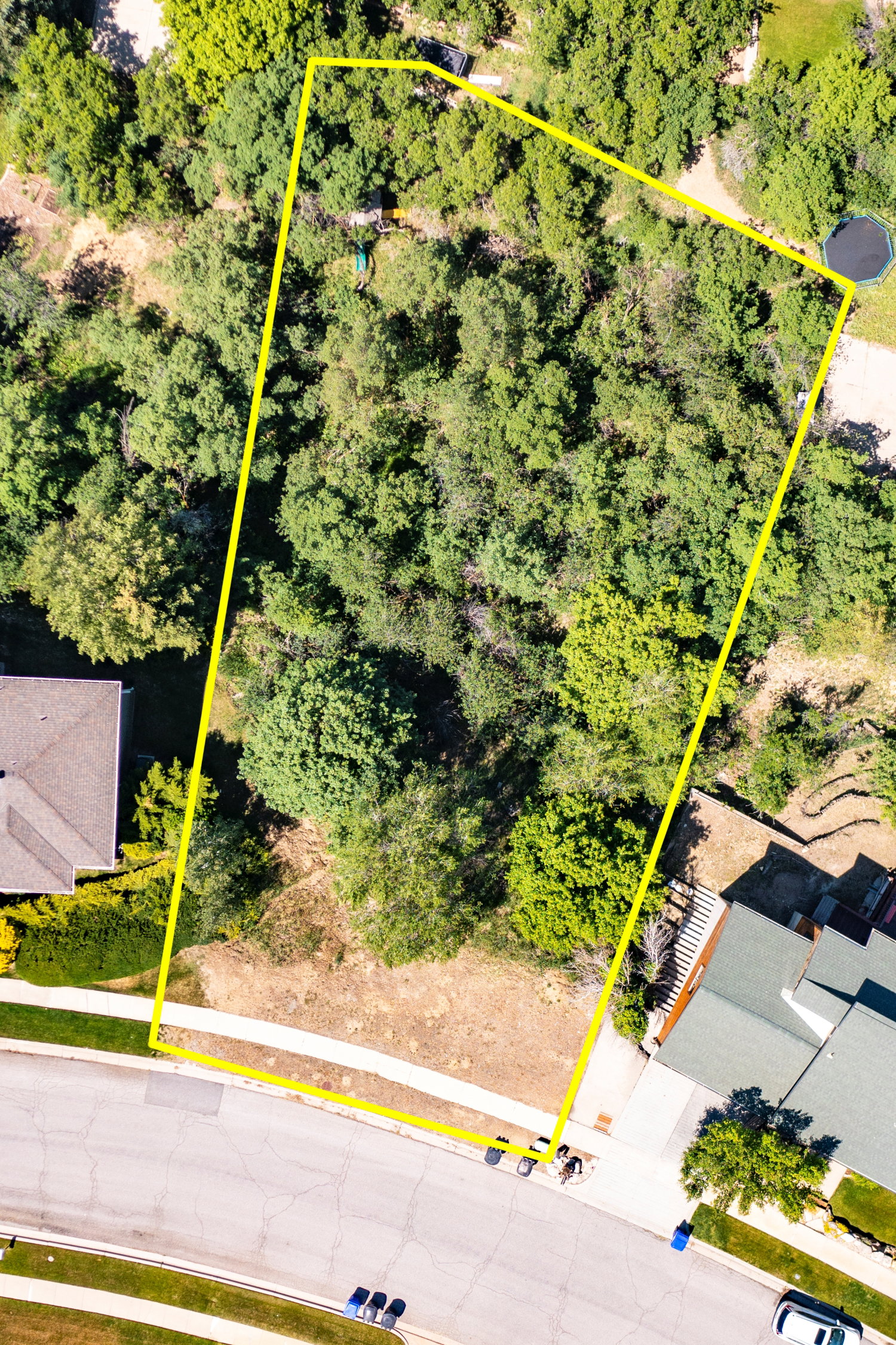 View of property location featuring property parcel outlined