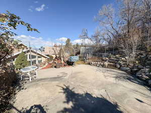 View of patio