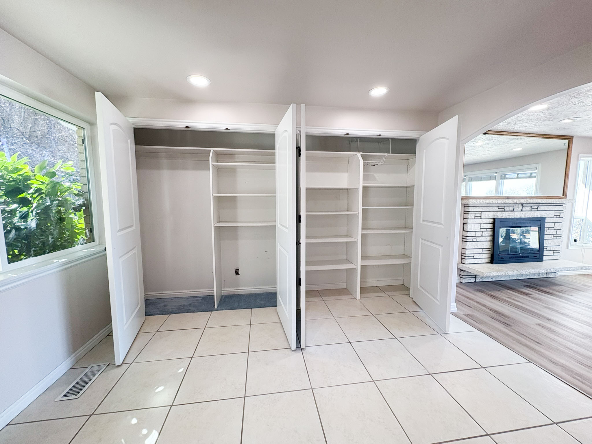 View of closet
