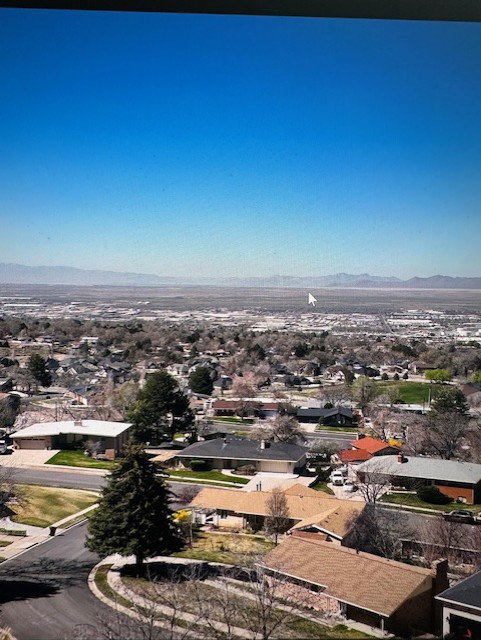 View of valley and the lake