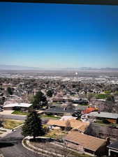 View of valley and the lake