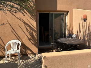 View of patio / terrace featuring outdoor dining area