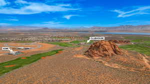 Aerial view of mountains