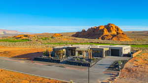 View of mountain background