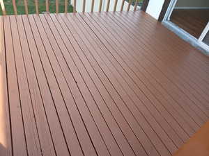 View of deck