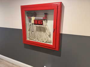 Detailed view of a textured wall