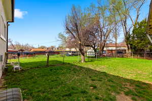 View of yard featuring a residential view