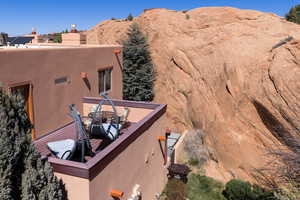 View of mountain background