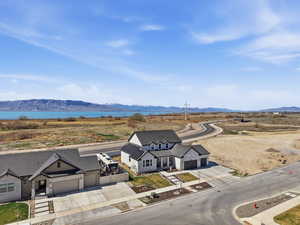Drone / aerial view of mountains