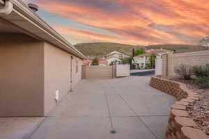 View of patio / terrace with a gate