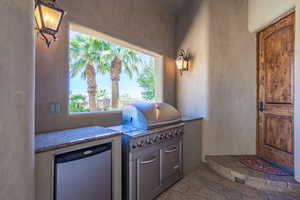 View of patio / terrace with exterior kitchen