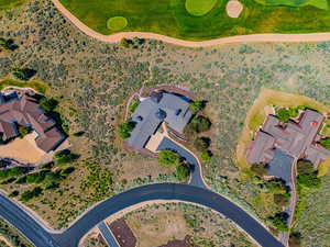 Aerial view of property and surrounding area