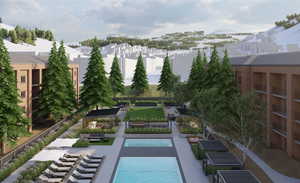 Community pool featuring a patio area and a pergola