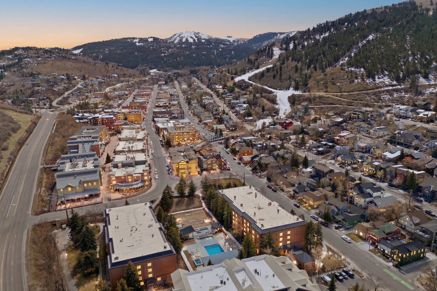 View of property location with a mountain backdrop