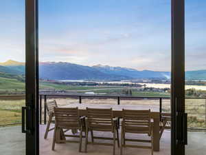 View of mountain background