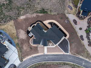 Aerial overview of property's location