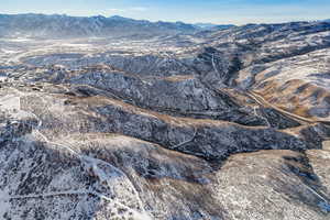 View of mountain background