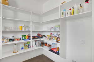 View of storage area