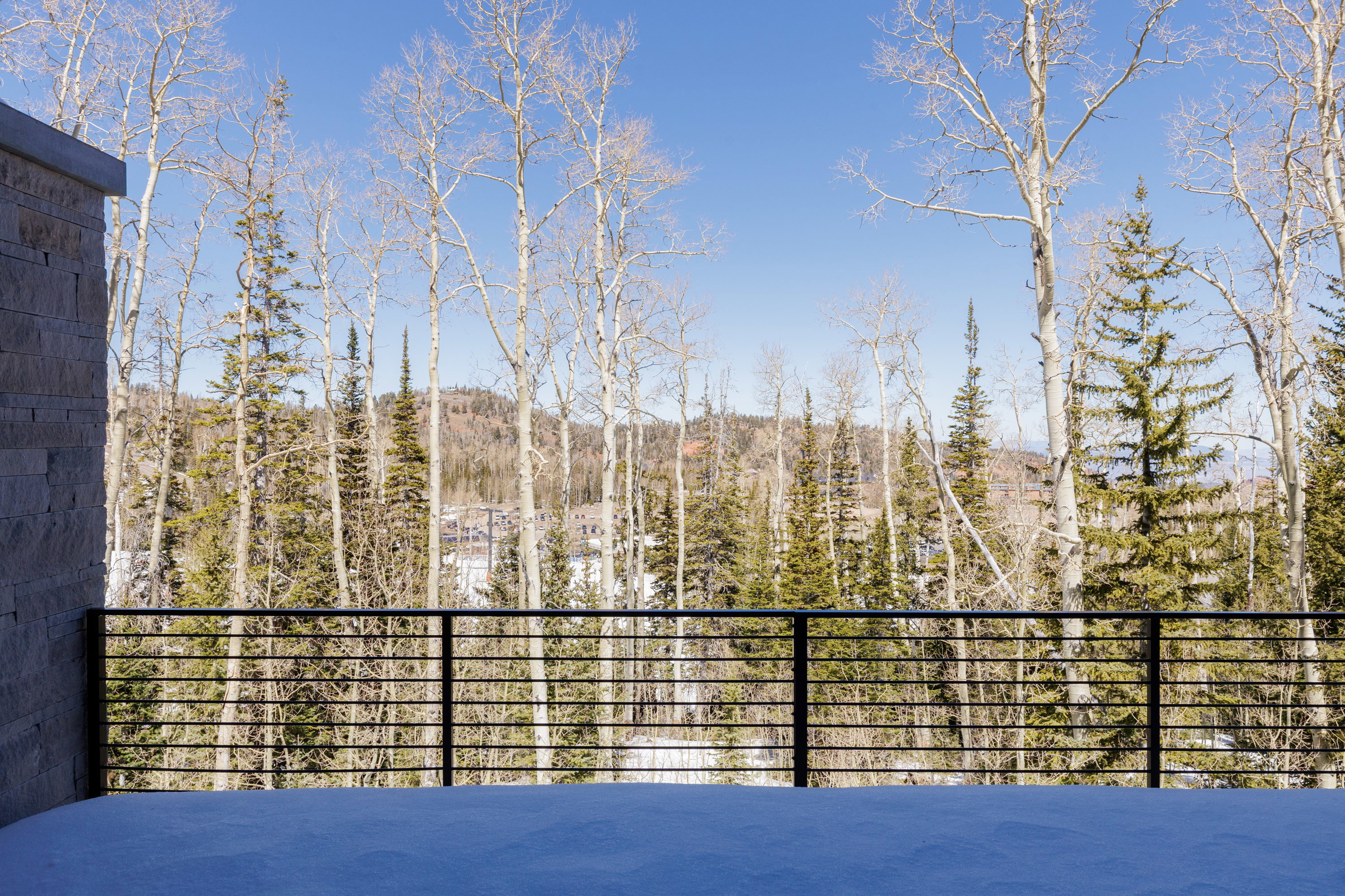 View of bunny slope