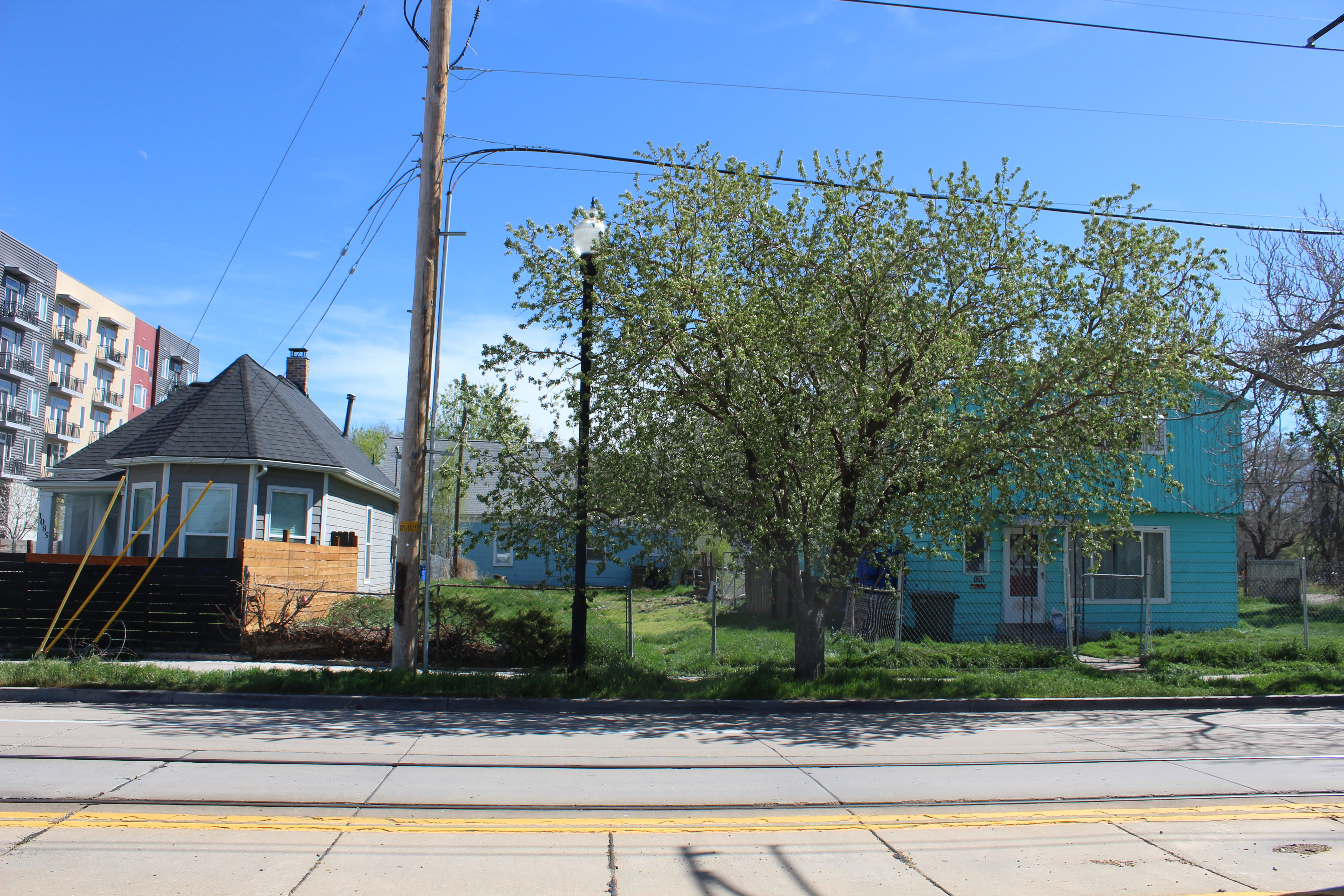 View of front of lot